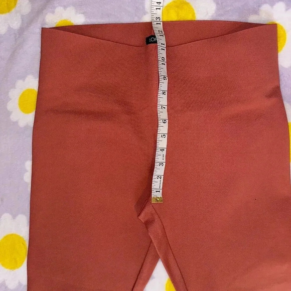NWT LOFT Sculpting Compression Leggings High Rise Casual Orange Sz L - Picture 6 of 7